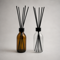 Geurstokjes 200ml Amber/Transparant Glas
