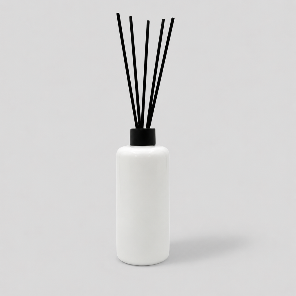 Geurstokjes 200ml White Glass